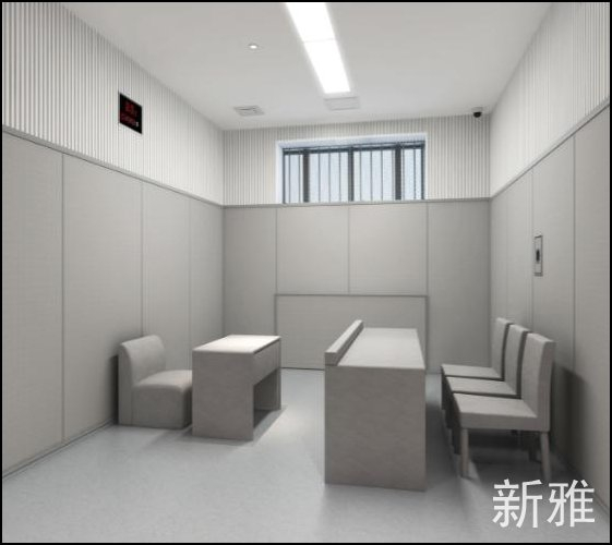 四川內江談話(huà)室防撞軟包工程建設案例